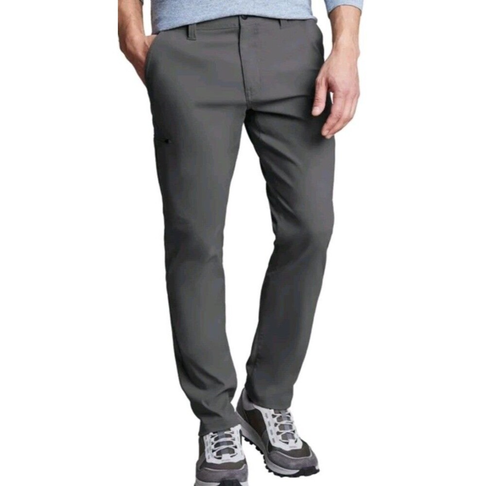 Copper & Oak Supply Tech Pants /Straight Fit / Gray / Stretch / 38 X 32 / New